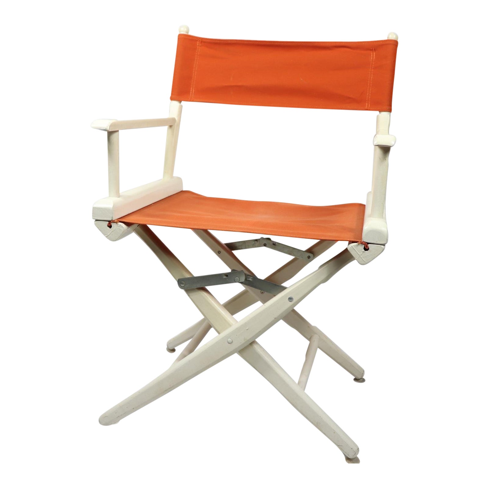1960s Vintage Telescope Foldable Folding Directors Patio Chair
