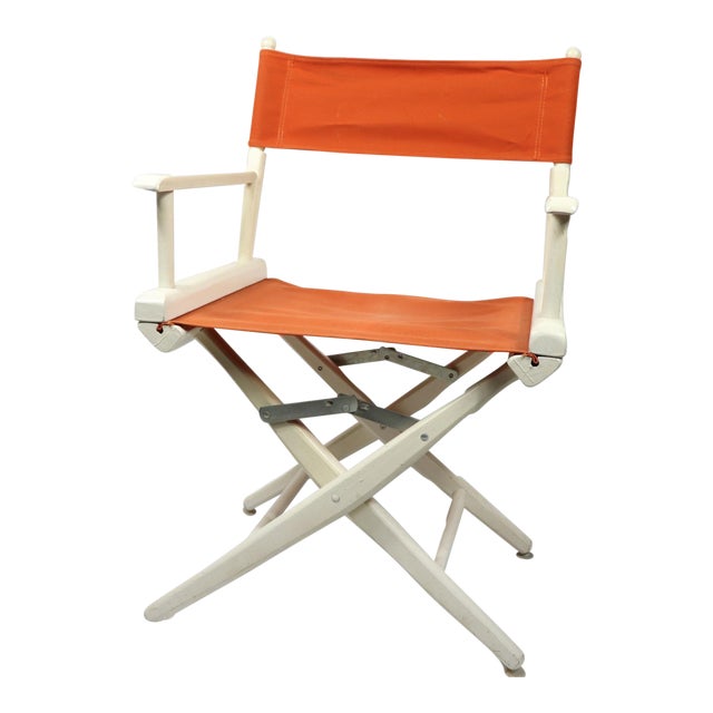 1960s Vintage Telescope Foldable Folding Directors Patio Chair Chairish