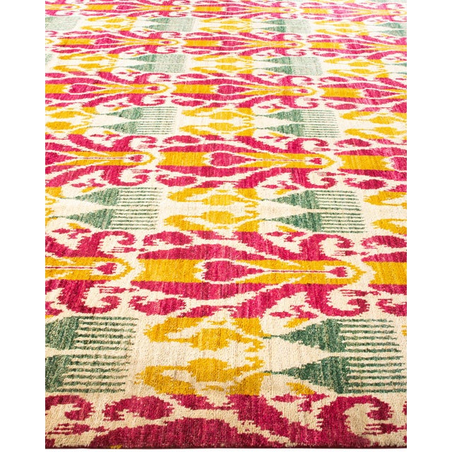 Solo Rugs Modern Hand-Knotted Area Rug - Ivory, 9' 10" x 14' 5" For Sale - Image 4 of 8