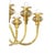 Early 21st Century Linear Modern Amber Murano Glass Chandelier by Simoeng for Simoeng For Sale - Image 5 of 7