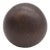 Late 20th Century Heavy Cast Bronze Ball Shaped Cabinet Knob For Sale
