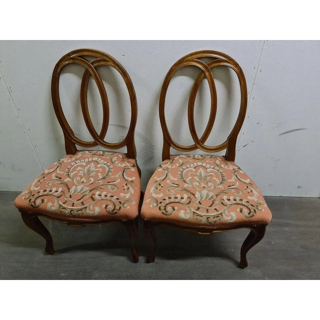 Set of Antique Art Nouveau Side Chairs For Sale - Image 11 of 11
