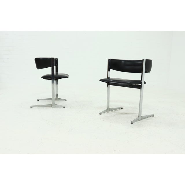 Sculptural Dining Chairs from Sigmachair, Italy, 1970s, Set of 2 For Sale - Image 4 of 12