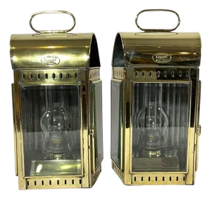 Solid Brass English Cabin Lanterns