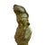 Vintage Handcrafted Verdigris Guanyin Ceramic Sculpture For Sale - Image 9 of 11
