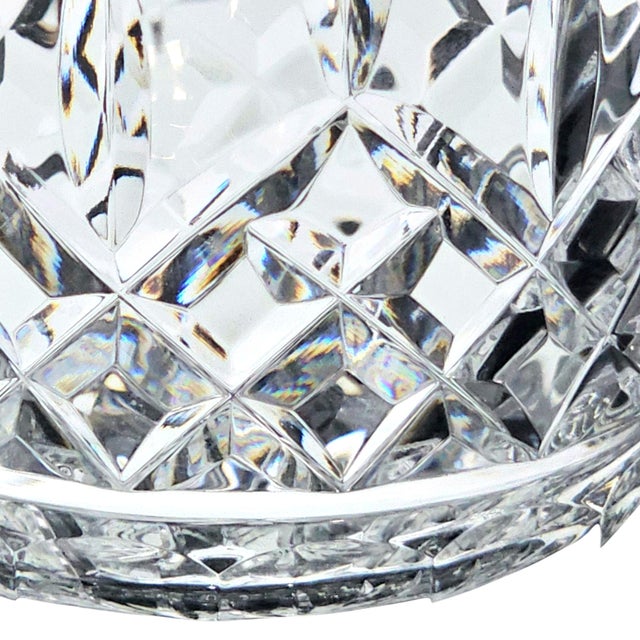 Transparent Late 20th Century Waterford Crystal Lismore Double Old Fashioned Glasses Set of 2 For Sale - Image 8 of 15