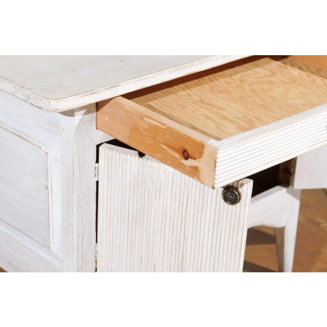 19th Century Swedish Gustavian Style Painted Sideboard For Sale In Atlanta - Image 6 of 12