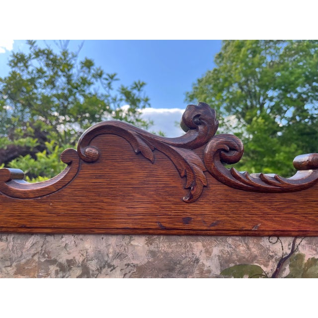 This late 1800's hand-painted screen is an amazing piece. While the canvas needs repair in several locations, the paint is...