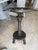 Late 19th Century French Cafe Table, Cast Iron with a white Marble top