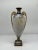 Royal Bonn Lovely Lady Cobalt & Gilt Porcelain Pedestal Vase Signed J. Duren For Sale - Image 4 of 12