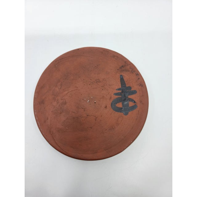 Cream Stoneware Trinket Tray in the style of Jacques Pouchain, France, 1950 For Sale - Image 8 of 11