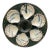 19th Century Majolica Oyster Plate Longchamp For Sale
