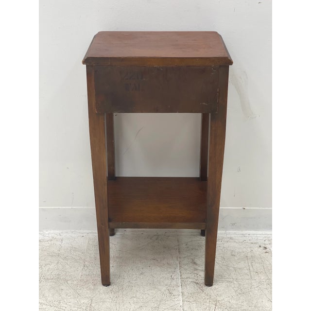 Vintage Mid Century Modern Table Dovetail Drawers Patina and Scratches Are Consistence With Age. May Be Veneer Dimensions....