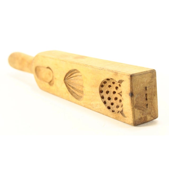 Wood 19th Century Wooden Mold for Chocolate / Marzipan/ Springerle Cookies With Fruits & Nuts For Sale - Image 7 of 12