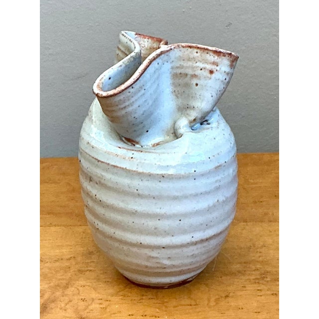 Vintage Abstract Ceramic Vase For Sale - Image 11 of 12