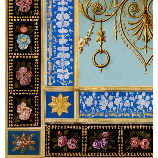 Atelier Aria Lumae Palais De Versailles Arabesque Neoclassical Overdoor Grand Architectural Board Print For Sale - Image 9 of 14