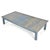 This wooden coffee table seduces with its subtle blue patina and the authenticity of its clean lines. with its large...