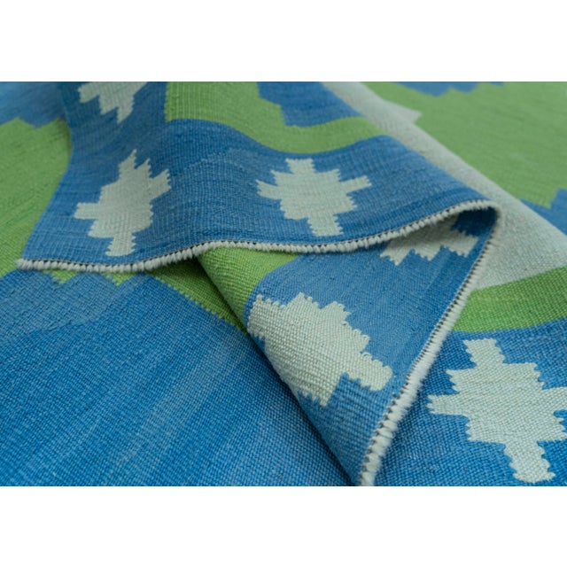 Turkish Kilim Oriental Handmade Flatweave 10'1" x 14'1" #20142 For Sale In Houston - Image 6 of 8