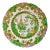 Edwardian Royal Doulton Hand-Painted Asian Pagoda Dessert Plate, England For Sale