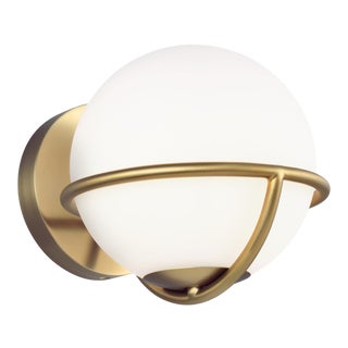 Ellen DeGeneres by Visual Comfort Studio Apollo Sconce, Brass For Sale