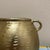 Vintage Textured Antique Gold Urn Vase With Ear Handles For Sale - Image 4 of 10