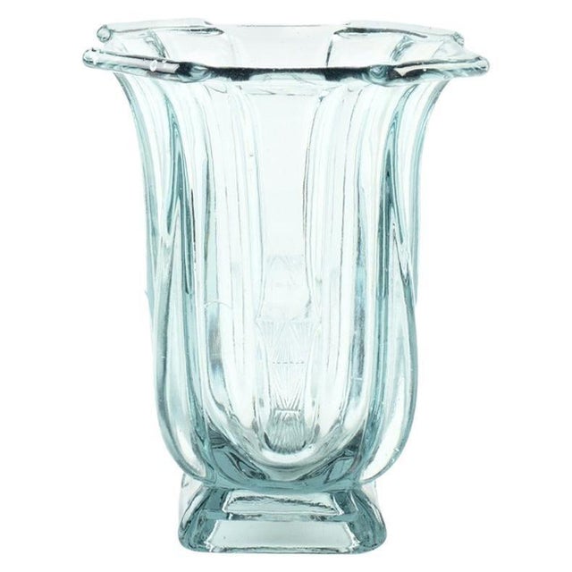 Nordic Style Glass Vase, 1950s For Sale - Image 5 of 5