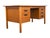 Mid-Century Modern Mid Century Modern Danish Teak Desk W/ 5 Drawers Floating Top Office Desk For Sale - Image 3 of 10