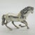 Vintage Italian Large Galloping Horse Figurine in Silver, Arezzo, 1970s For Sale - Image 3 of 12