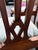 Textile Antique Chippendale Carved Ball and Claw Foot Upholstered Dining Chairs- A Set of 6 For Sale - Image 7 of 12
