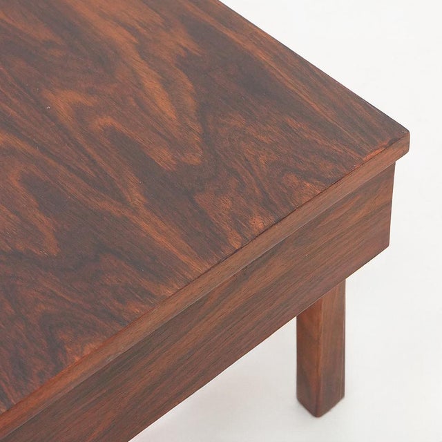 Brown Low Sideboard with Three Drawers, 1960s For Sale - Image 8 of 13