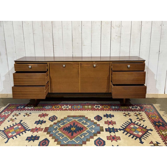 Wood English Mahogany Sideboard, 1970s For Sale - Image 7 of 18