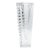 Signed Orrefors Sweden Modern Architectural Cut Crystal Prism Vase - 8.5" For Sale