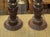 Mid 20th Century Pair of Mid Century Wood and Brass Lamps For Sale - Image 5 of 5