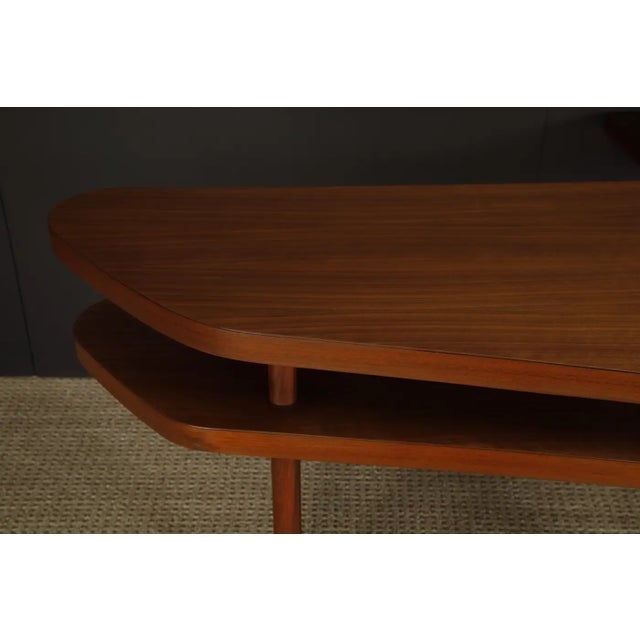 Sculptural Boomerang Bar and Sculpted Leg Barstools, Circa 1950s For Sale - Image 15 of 18