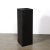 Black Mid-Century Modernist Matte Black Laminate Pedestal For Sale - Image 8 of 9