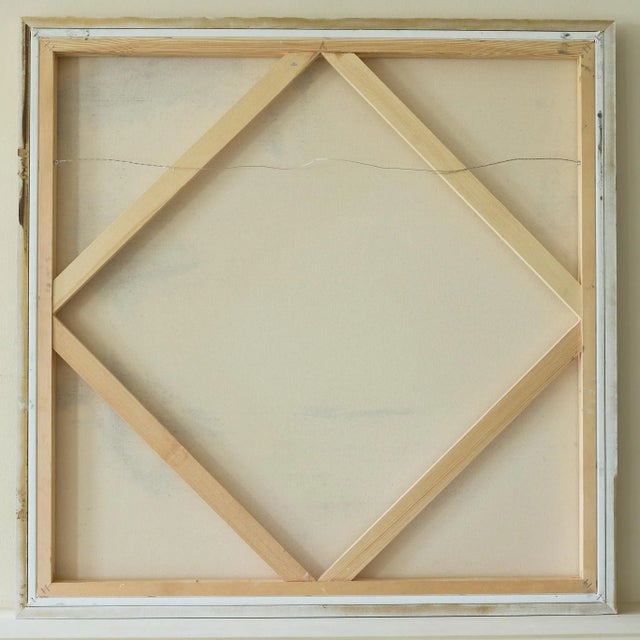 Light Gray 2018 “Contact” Large Black, White and Gray Acrylic on Canvas by Sandy Walker For Sale - Image 8 of 8