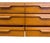 Wood Vintage Mid Century Modern 6-Drawer Dresser by Bassett Furniture, Tapered Legs, Dovetail Construction For Sale - Image 7 of 8