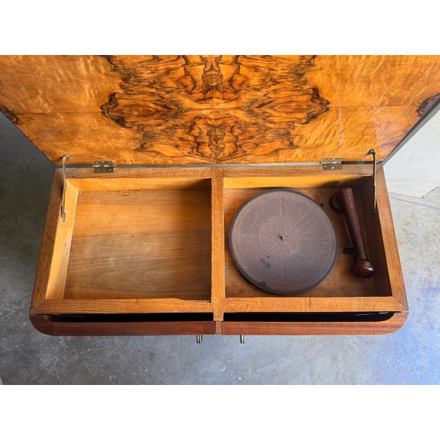 Vintage Italian Art Deco Magdadyne Radio and Cocktail Cabinet, 1930s For Sale - Image 13 of 18