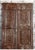 Antique Floral Carved Double Doors – Rustic Farmhouse Hinged or Barn Door 80x35 For Sale - Image 4 of 5
