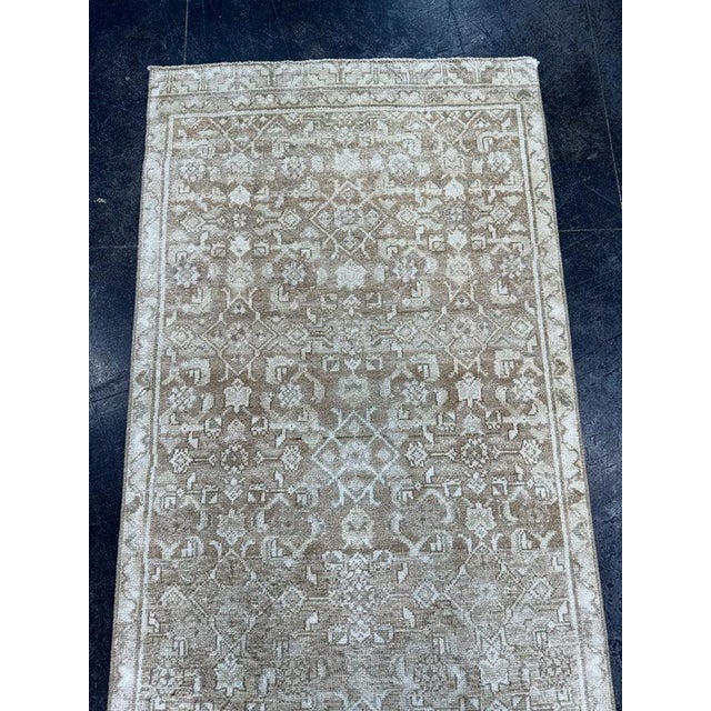Early 21st Century Turkish Vintage Rug 2'9" x 9'7" For Sale - Image 5 of 7