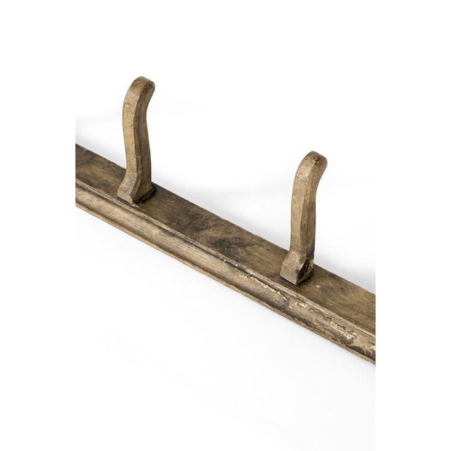 Wood 19th Century Pine Coat Hooks For Sale - Image 7 of 11