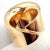 1990s Vhernier Rose Gold Vague Crossover Camuration Cacholong Ring Sz 6 For Sale - Image 15 of 16