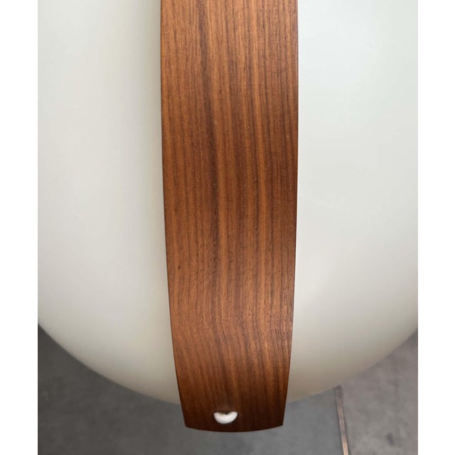 Mid-Century Modern Swiss Space Age Plastic and Plywood Pendant Lamp from Temde, 1960s For Sale - Image 18 of 18