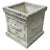 Gray Large Square Garden Planter, 1960 For Sale - Image 8 of 8