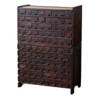 Oak Haberdashery Cabinet, c.1930 For Sale
