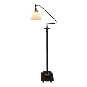 Vintage Mid-Century Art Deco Cottage Core Reading Floor Lamp