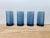 Vintage Mid-Century Modern Anchor Hocking "Tartan Blueberry" Flat Iced Tea Glasses - Set of 4 For Sale - Image 9 of 15