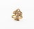 Bird Form Yellow Gold, Enamel, and Diamond Ring For Sale - Image 4 of 9