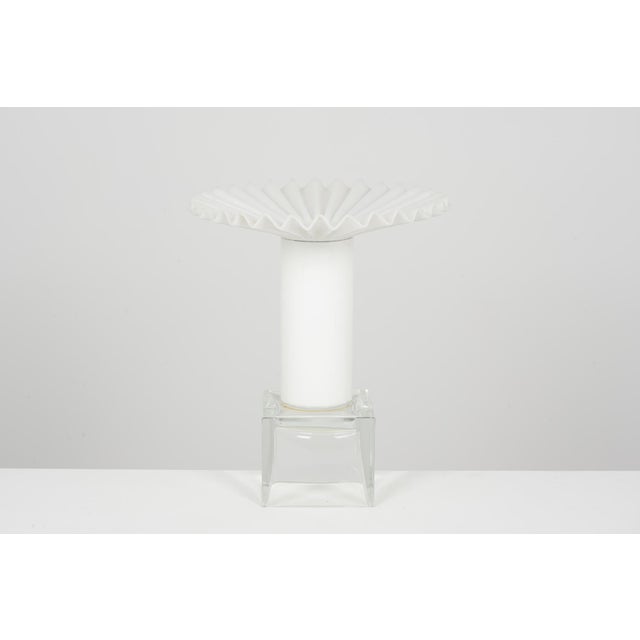 Glass Vintage Postmodern Glass Vase, 1980 For Sale - Image 7 of 7