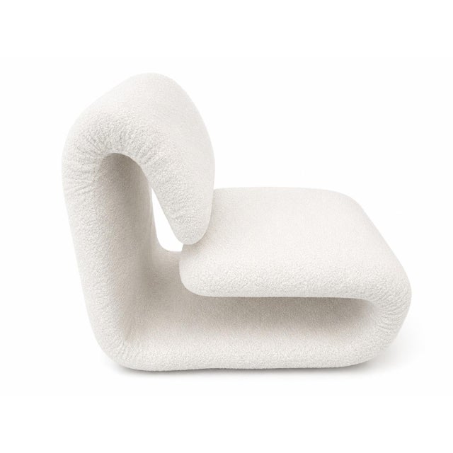 Textile 1500 Series Armchair attributed to Etienne Henri Martin, 1960s For Sale - Image 7 of 7